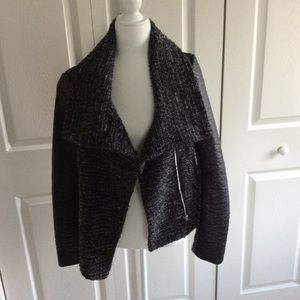 Mixed Media Moto Jacket